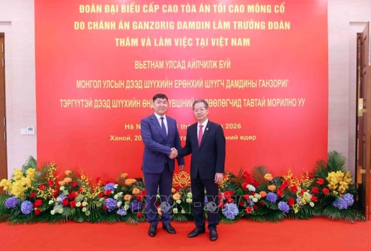 Vietnam, Mongolia courts step up judicial cooperation